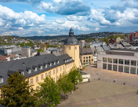 Der Campus Unteres Schloss der Universität Siegen