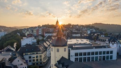 Campus US Sonnenuntergang