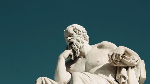 Statue von Socrates