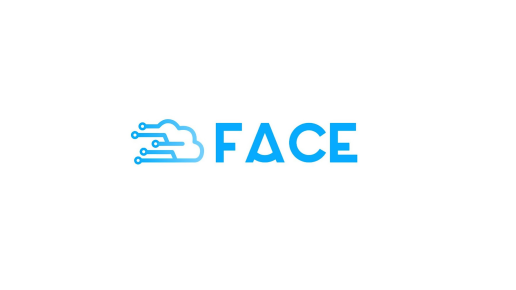Das Bild zeigt das Logo von FACE: Das Symbol einer Wolke, teilweise bestehend aus Verknüpfungen neben dem Text "FACE" in blau auf weißem Grund.