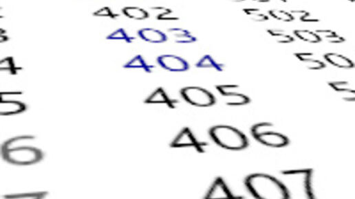 Logo für einen 404-Error