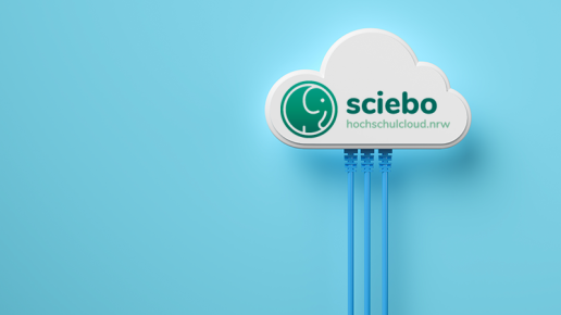 Sciebo Logo in stilisierter Wolke