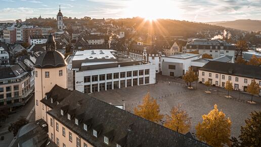 Der Campus Unteres Schloss der Universität Siegen