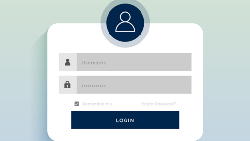 Web login page form template for internet access