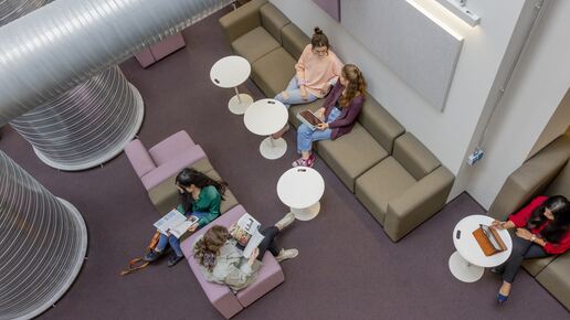 Hauptbibliothek AR, Lounge Ebene 0