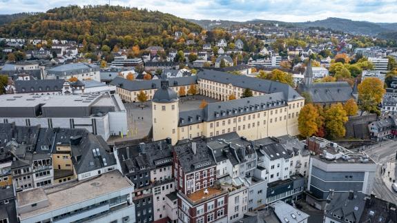 Luftaufnahme des Campus Unteres Schloss