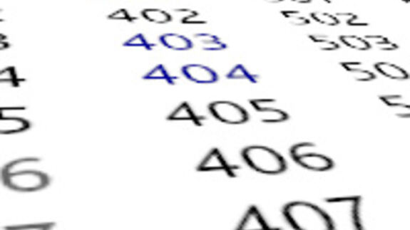 Logo für einen 404-Error