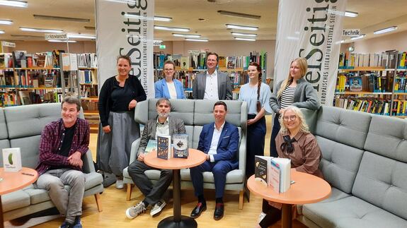 Organisatoren des Literaturfestivals VielSeitig.