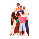 Vektorgrafik_Familie Vektorgrafik_Familie