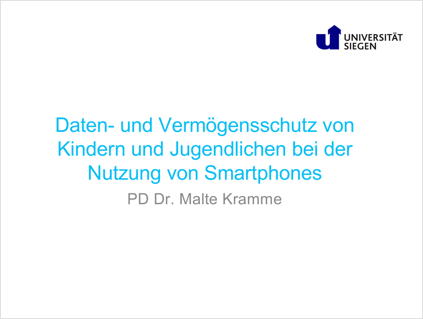 Dr. Malte Kramme