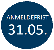 Anmeldefrist 31.05.
