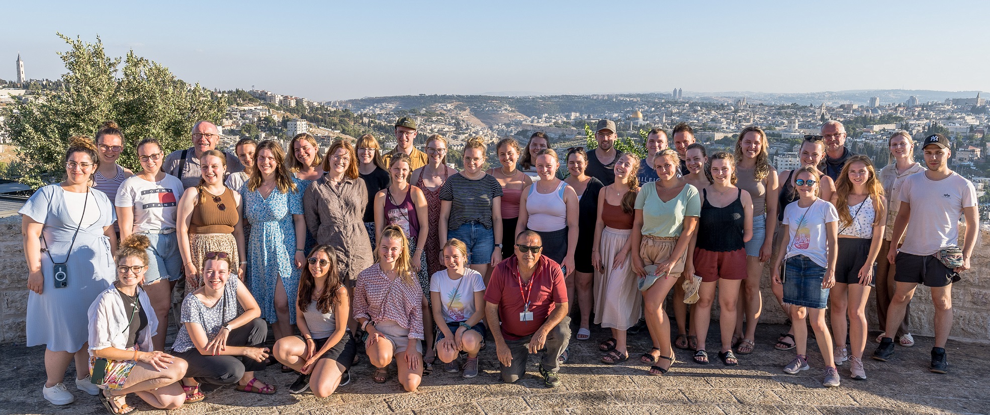 Gruppenbild Israel 2023 Jerusalem 