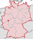 Siegen - Lage in Deutschland