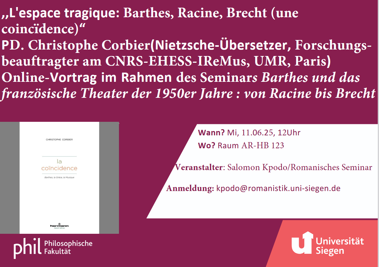 Herr PD. Christophe Corbier