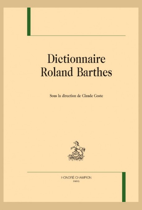 Dictionnaire Barthes