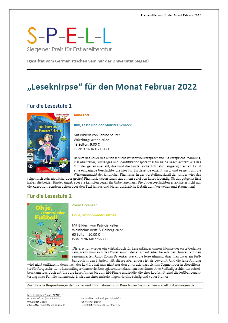 Leseknirps Pressemitteilung Februar 2022 PNG