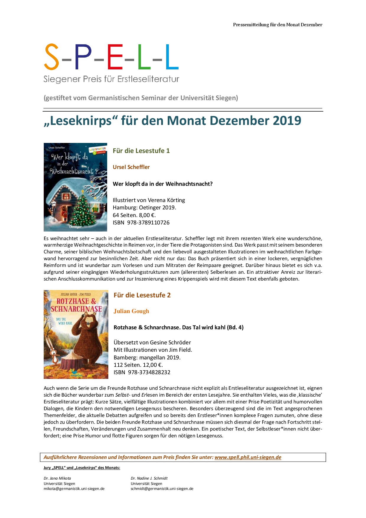 Pressemitteilung SPELL Dezember_2019