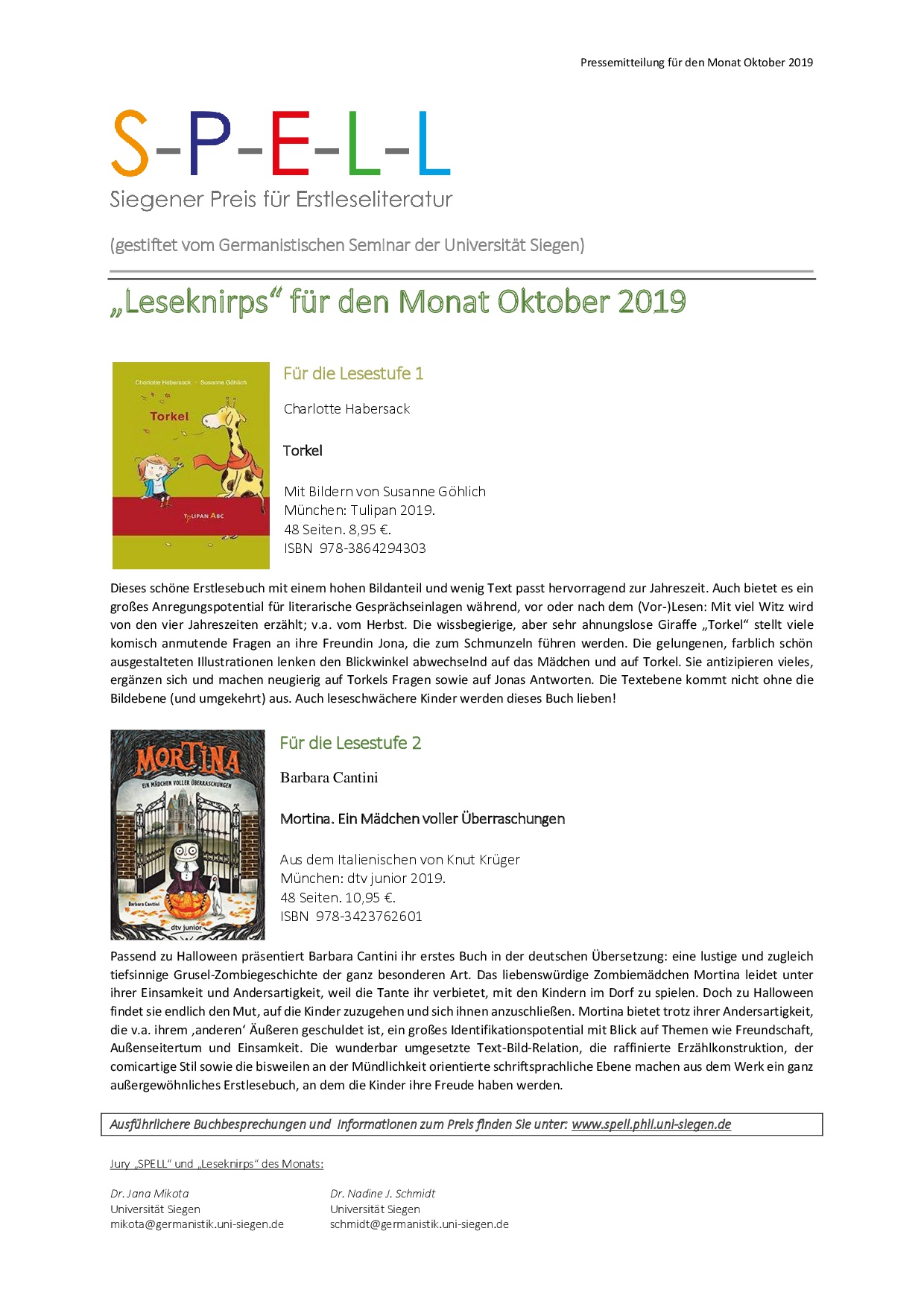 Pressemitteilung SPELL Oktober_2019