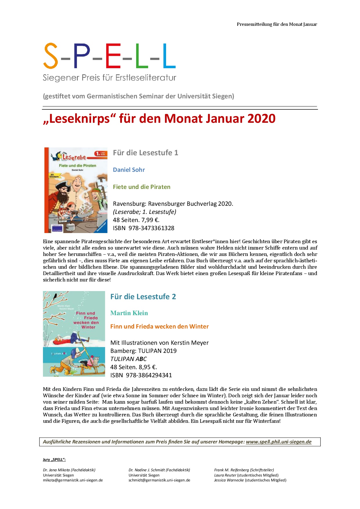 Pressemitteilung SPELL Januar_2020