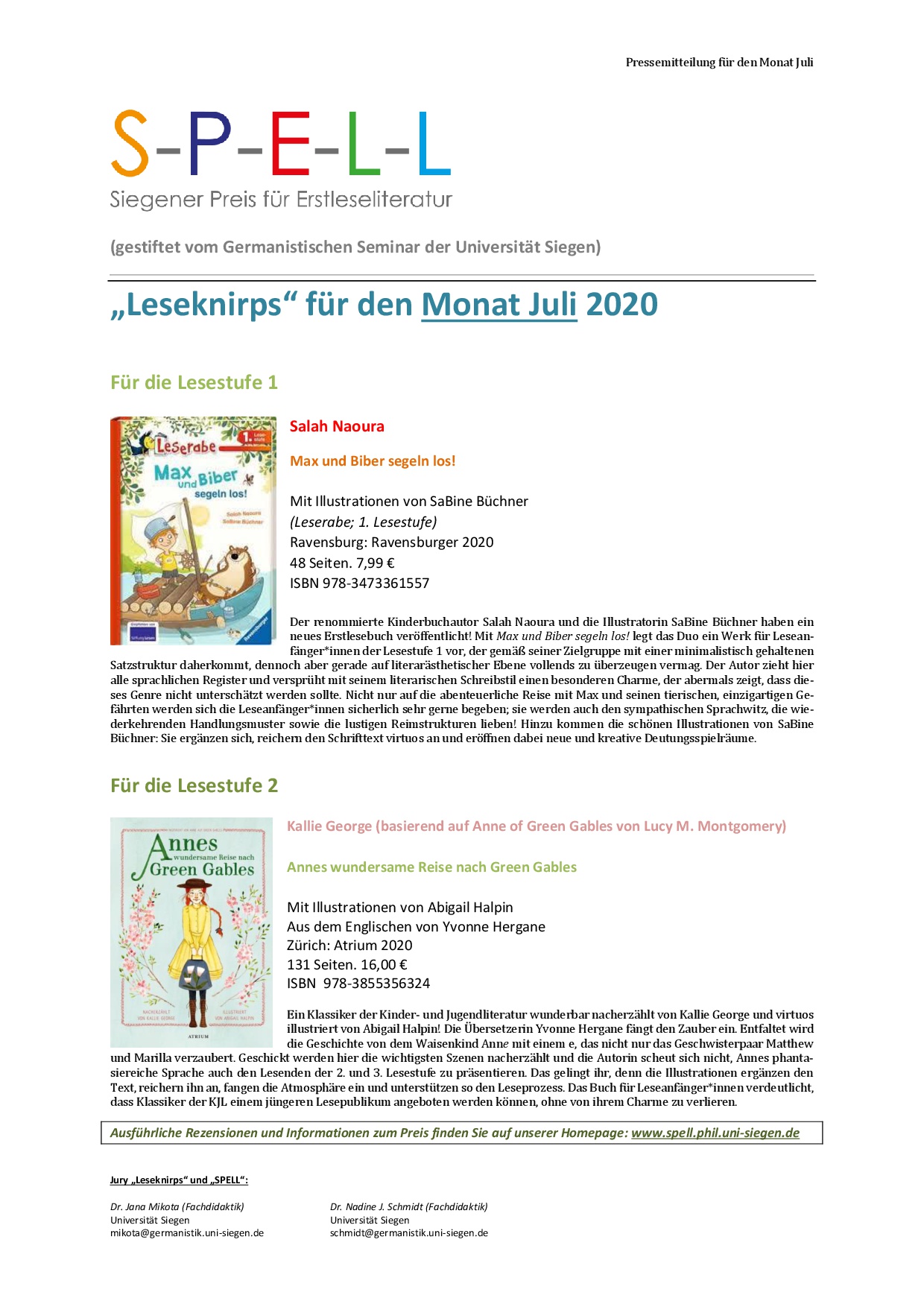 Pressemitteilung SPELL Juli_2020