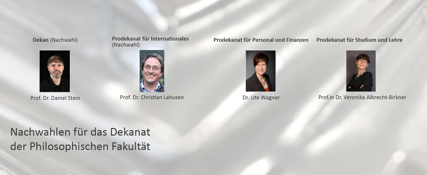 | Fakultät I: Philosophische Fakultät