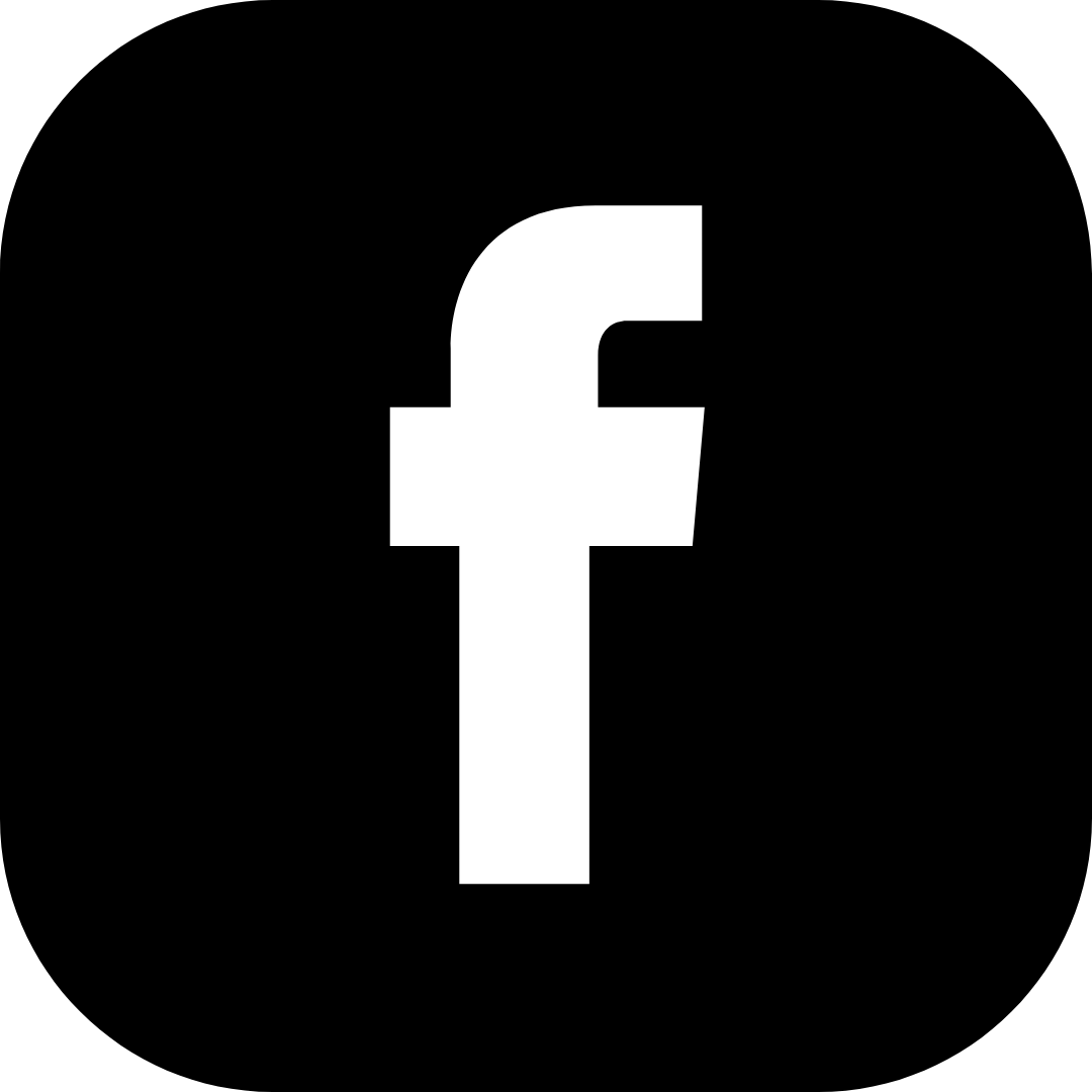 Facebook Logo schwarz weiß