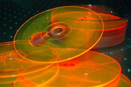 Farbstoffbeschichtete Dye Laser Discs (DLD)