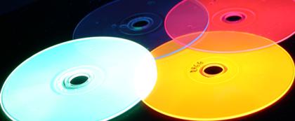 Farbstoffbeschichtete Dye Laser Discs (DLD)