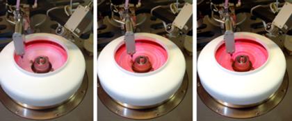 Sequenz: Farbstoffbeschichtung einer Dye Laser Disc (DLD)