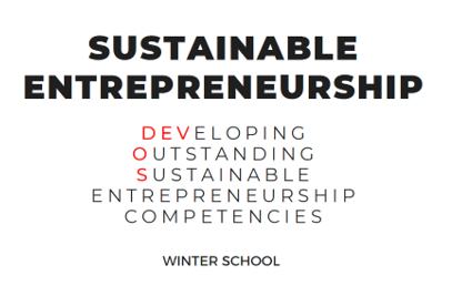 Sustainable Entrepreneurship - DEVOS Winter School