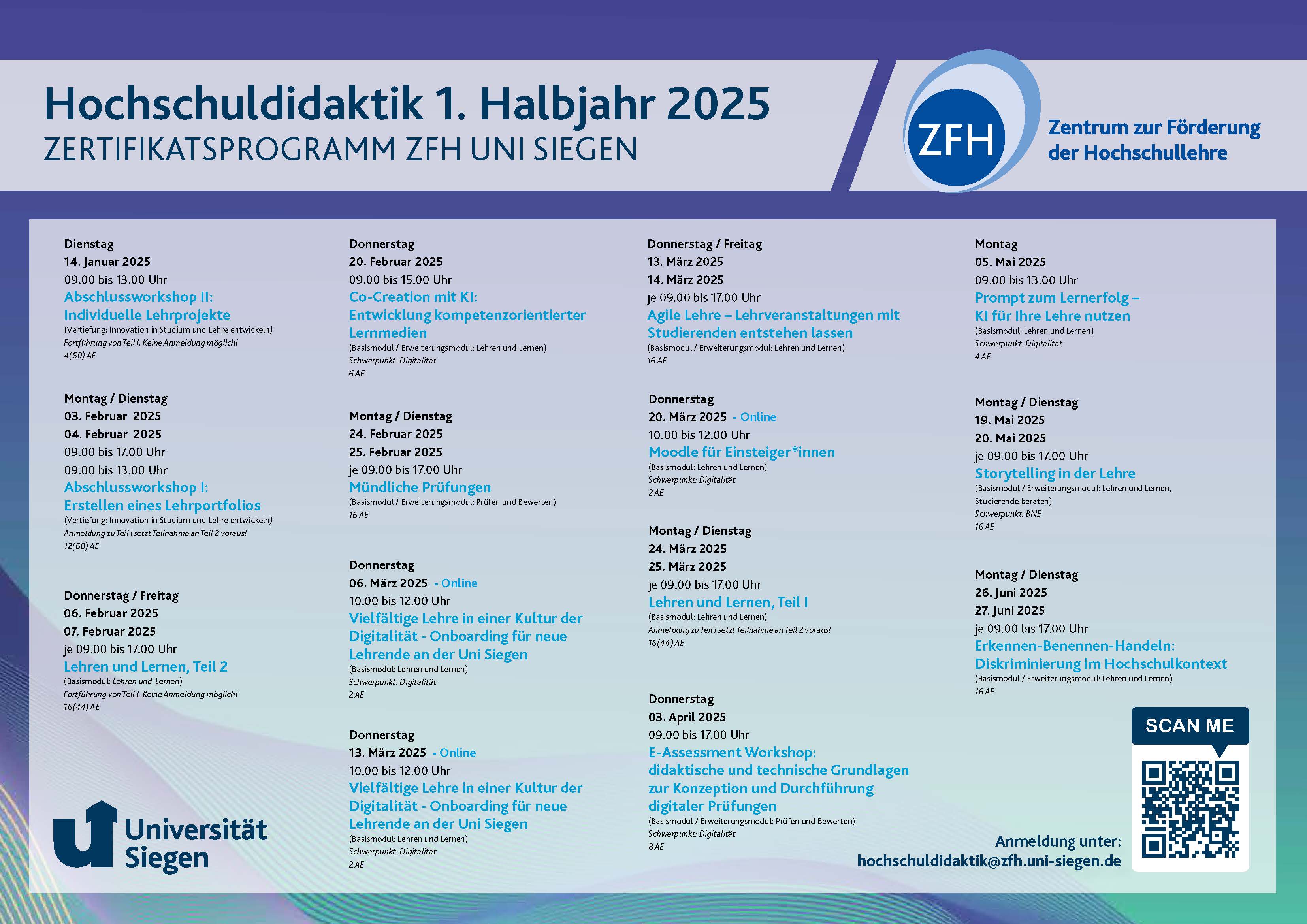 Plakat 1. Halbjahr 2025