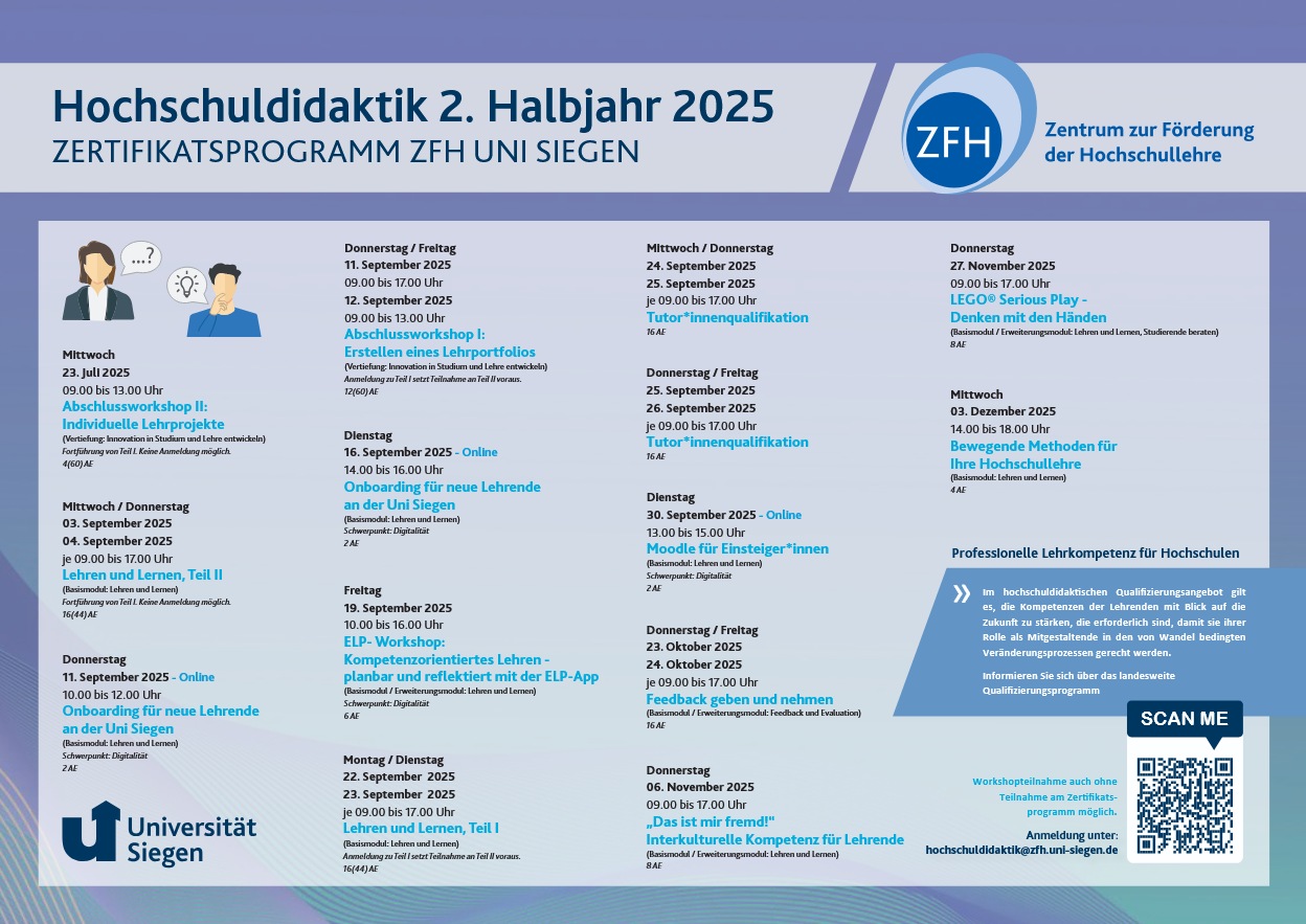 Plakat 2. Halbjahr 2025